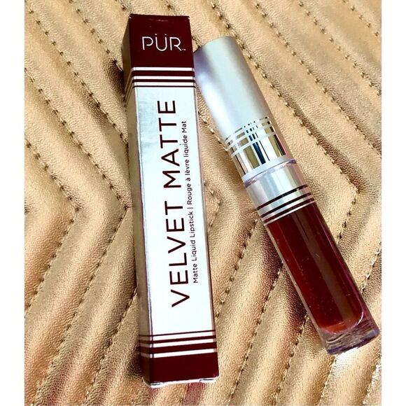 PUR - NWT - Velvet Matte Liquid Lipstick in "Dutty Wine" Full Size .07 fl. oz. - Picture 6 of 16
